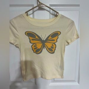 Women’s American Eagle Butterfly Crop Top